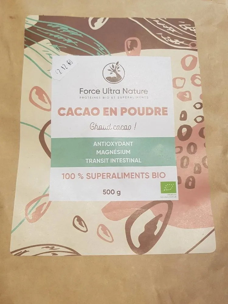 Cacao cru en poudre