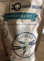 Protéine de riz vanille