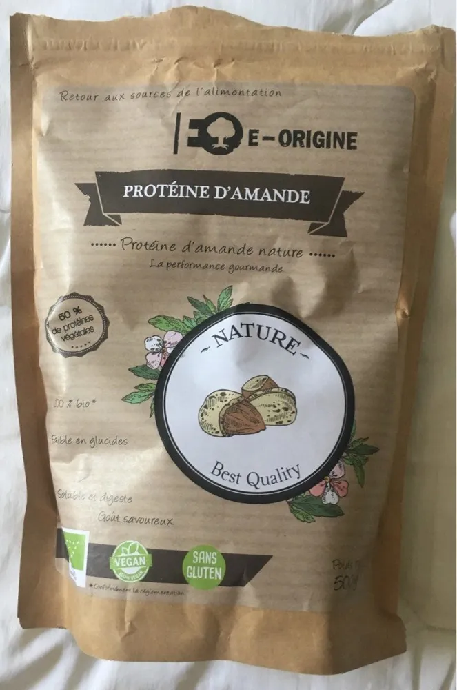 Protéine d'amande nature