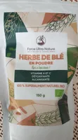 Herbe de blé en poudre