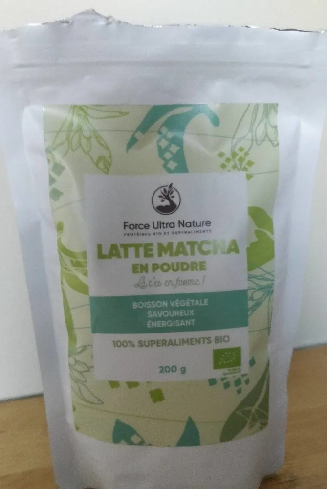 Latte matcha en poudre