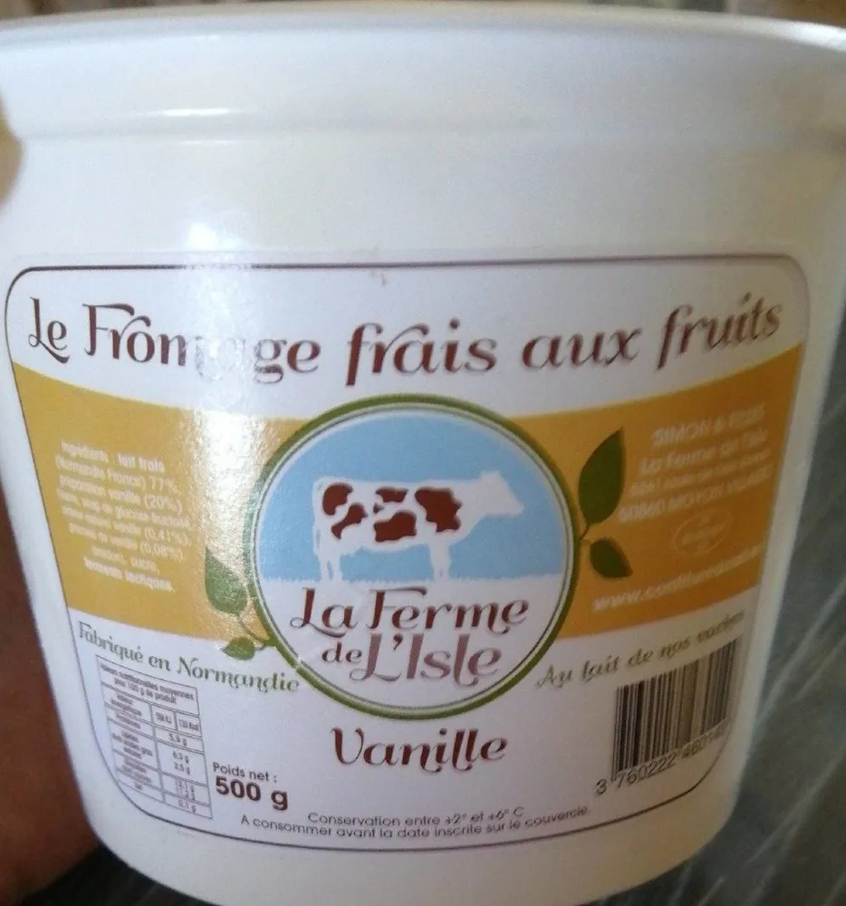 Fromage Frais aux Fruits - Vanille