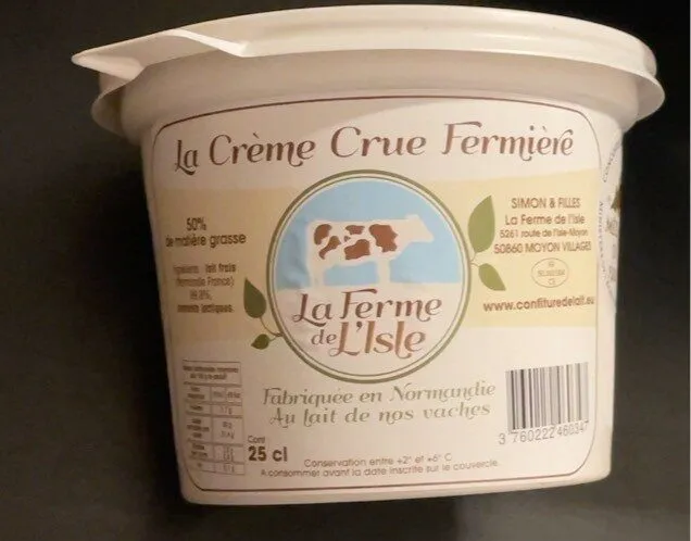La creme crue fermière
