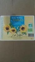 Huile vierge de tournesol