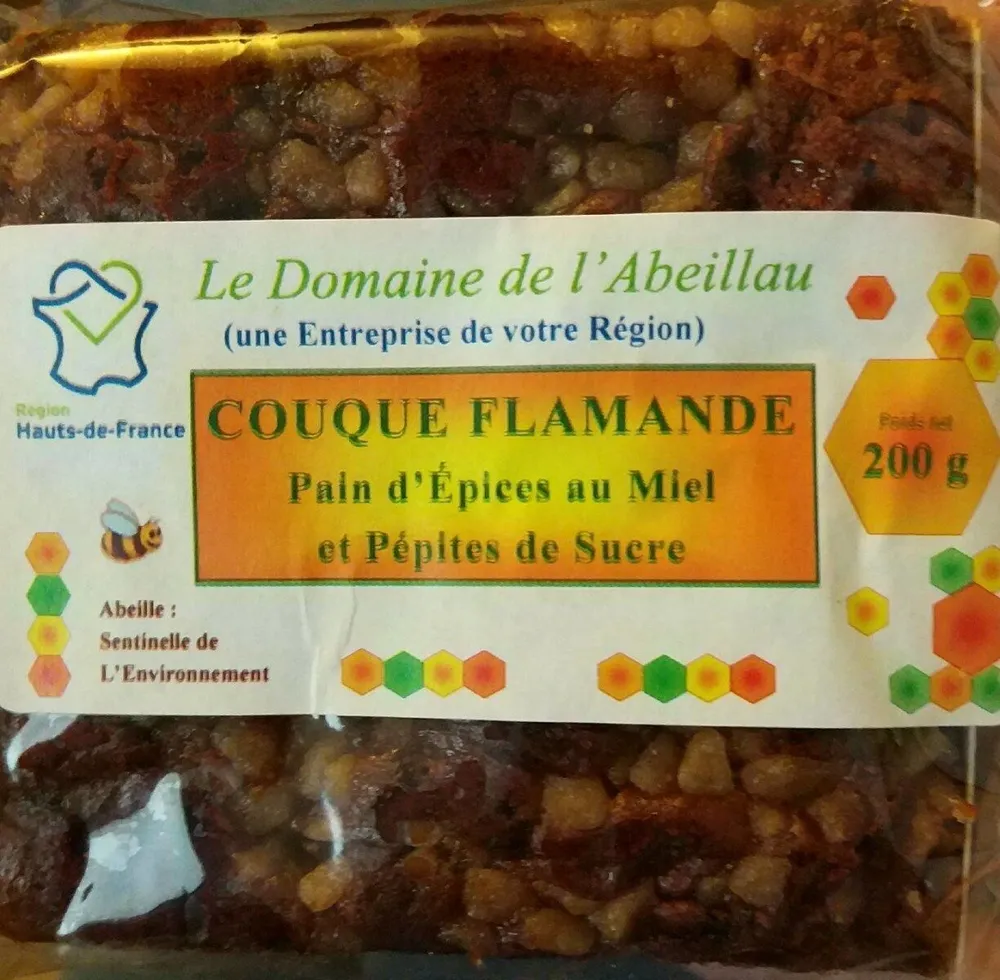 Pain d'épices au miel et pépites de sucre