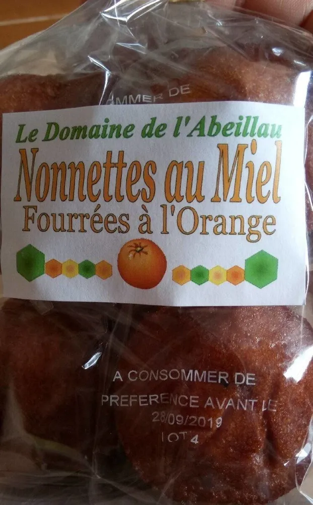 Nonnettes au miel fourrées à l'orange
