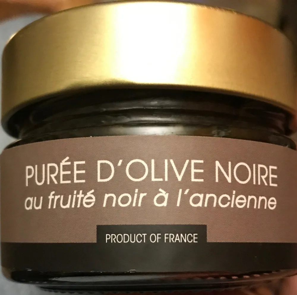 Puree d'olive noire