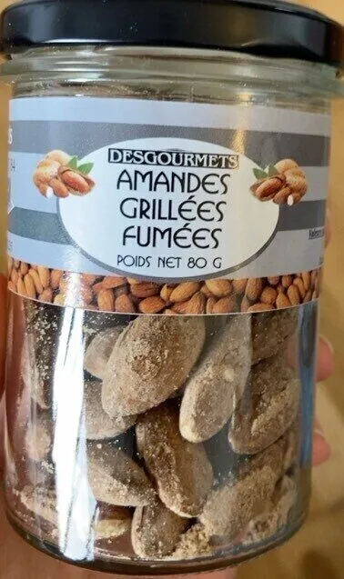 Amandes grillées fumées