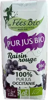 Pur jus de raisin bio 100% occitanie