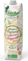 Pur jus de Pomme bio infusé au gingembre
