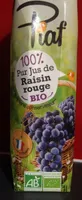 Pur de raisin rouge bio