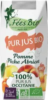 Pur jus bio Pomme Pêche Abricot