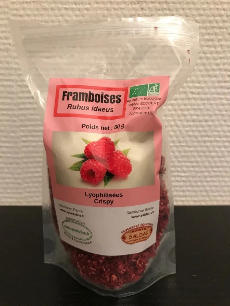 Framboise lyophilisées BIO