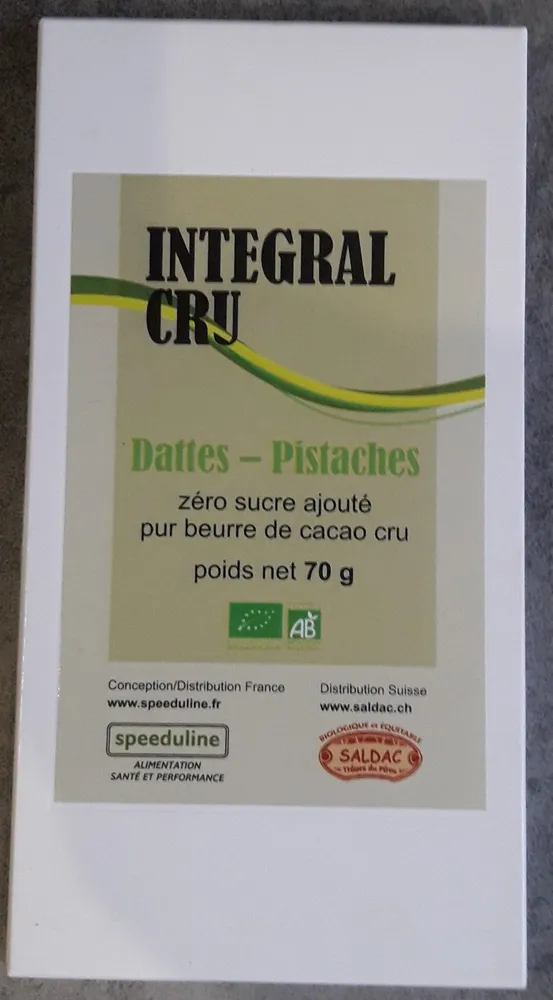 Intégral Cru Dattes-Pistache
