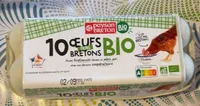 10 oeufs frais breton bio