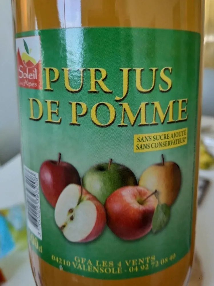 Pur jus de pommes