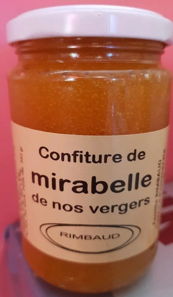 Confiture mirabelle de nos vergers