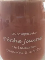 La compore de pêche jaune de Manosque