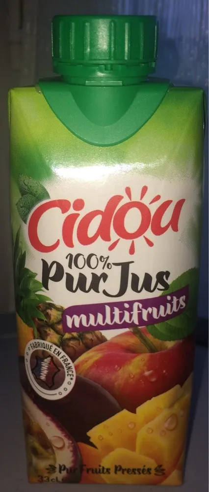 Cidou 100% Pur Jus multifruits