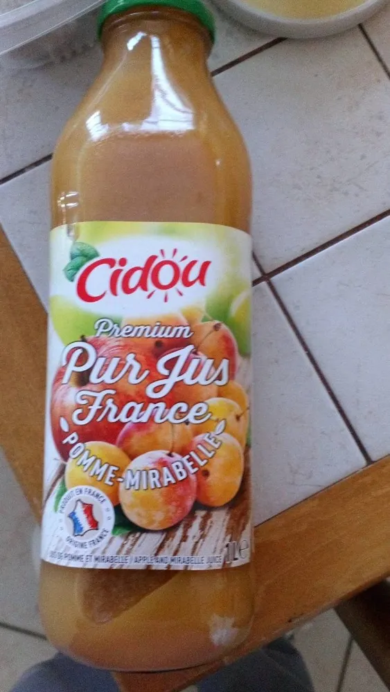 Pur jus de France pomme mirabelle