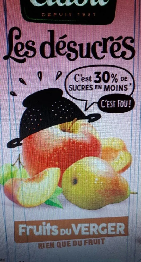 Cidou les Désucrés multifruits