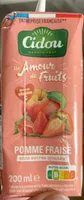 Jus pomme fraise