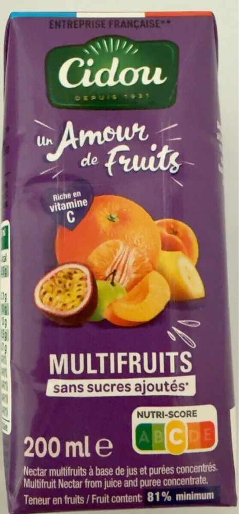Jus de multifruits SSA CIDOU