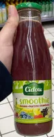 Smoothie banane myrtille framboise