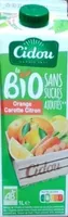 Jus Orange carotte citron