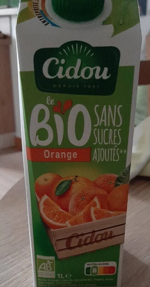 Cidou le bio orange