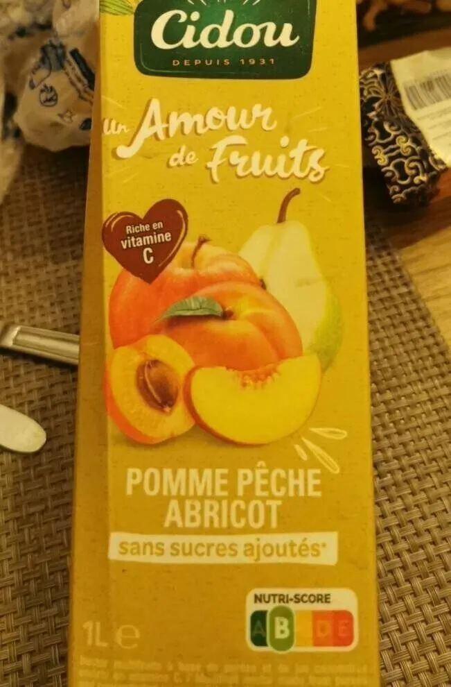 un amour de fruits pomme pêche abricot