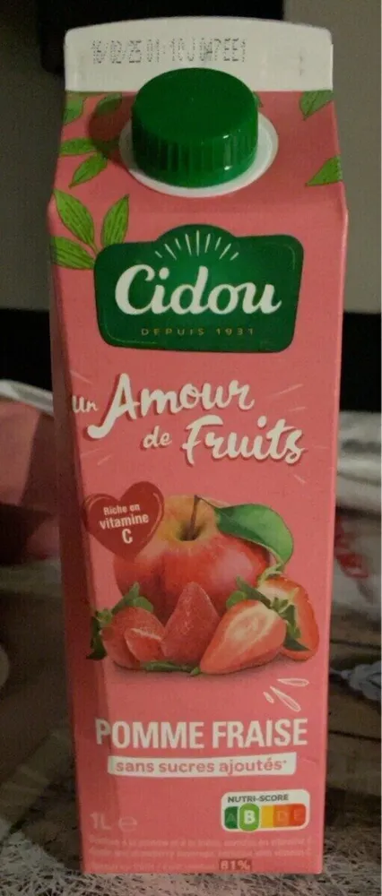 Un amour de fruits Pomme Fraise