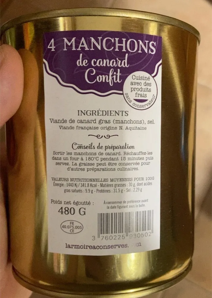 Manchons de canard