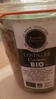 Lentilles cuisinées  bio
