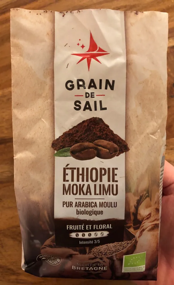 Café arabica moulu biologique - Éthiopie moka limu