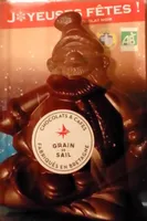 Père Noël au chocolat noir