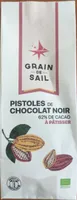 Pistoles de chocolat noir 62% de cacao à patissier