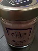 sucre saveur myrtille