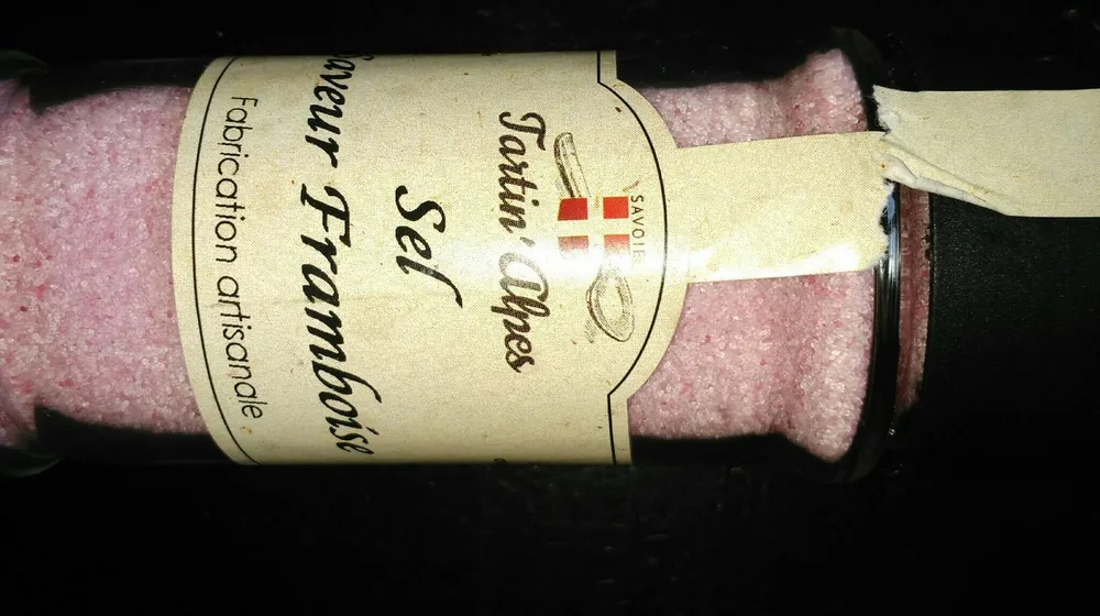 Sel saveur framboise
