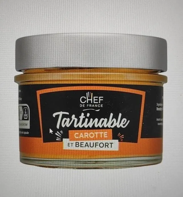 Tartinable Carotte Beaufort 100g Chef de France