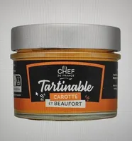 Tartinable Carotte Beaufort 100g Chef de France