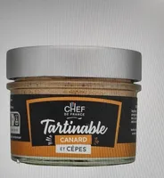 Tartinable Canard Cèpes 100g Chef de France