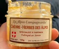 Chèvre herbes des alpes