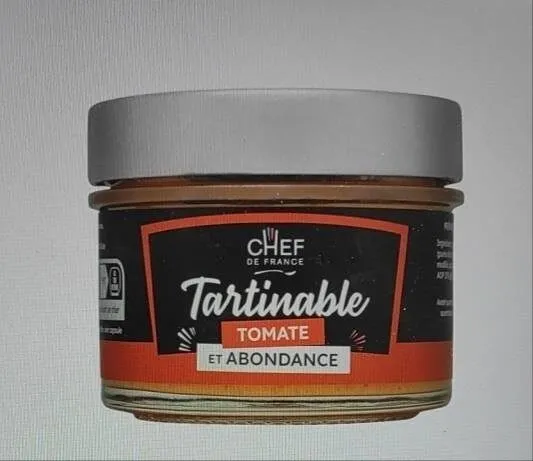 Tartinable Tomate Abondance 100g Chef de France