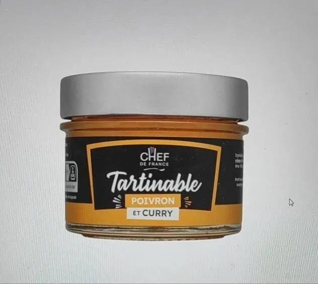 Tartinade Poivron Curry 100g Chef de France