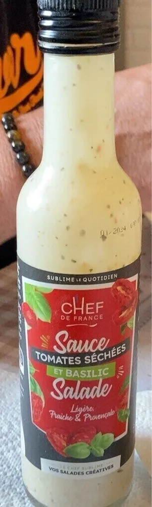 Sauce tomates sechees et basilic