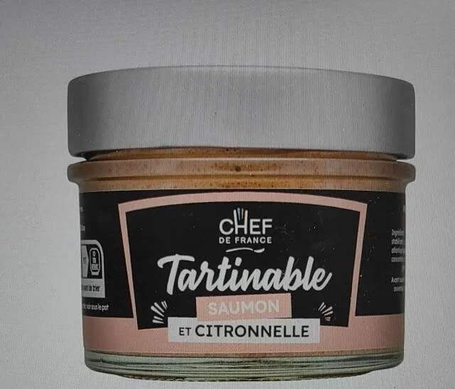 Tartinable Saumon Citronnelle 100g Chef de France