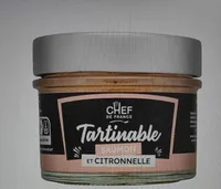 Tartinable Saumon Citronnelle 100g Chef de France