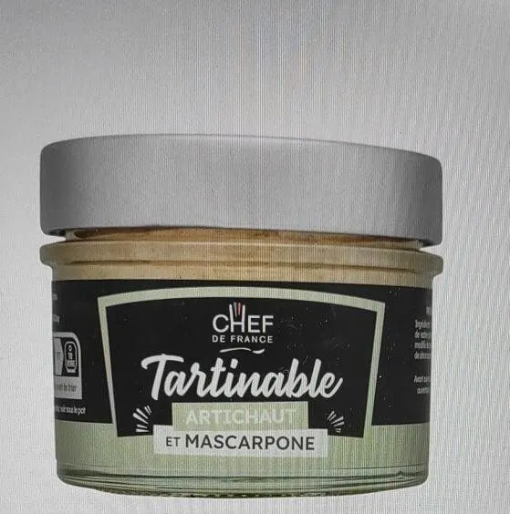 Tartinable Artichaut Mascarpone 100g Chef de France