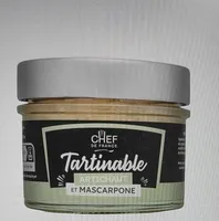 Tartinable Artichaut Mascarpone 100g Chef de France
